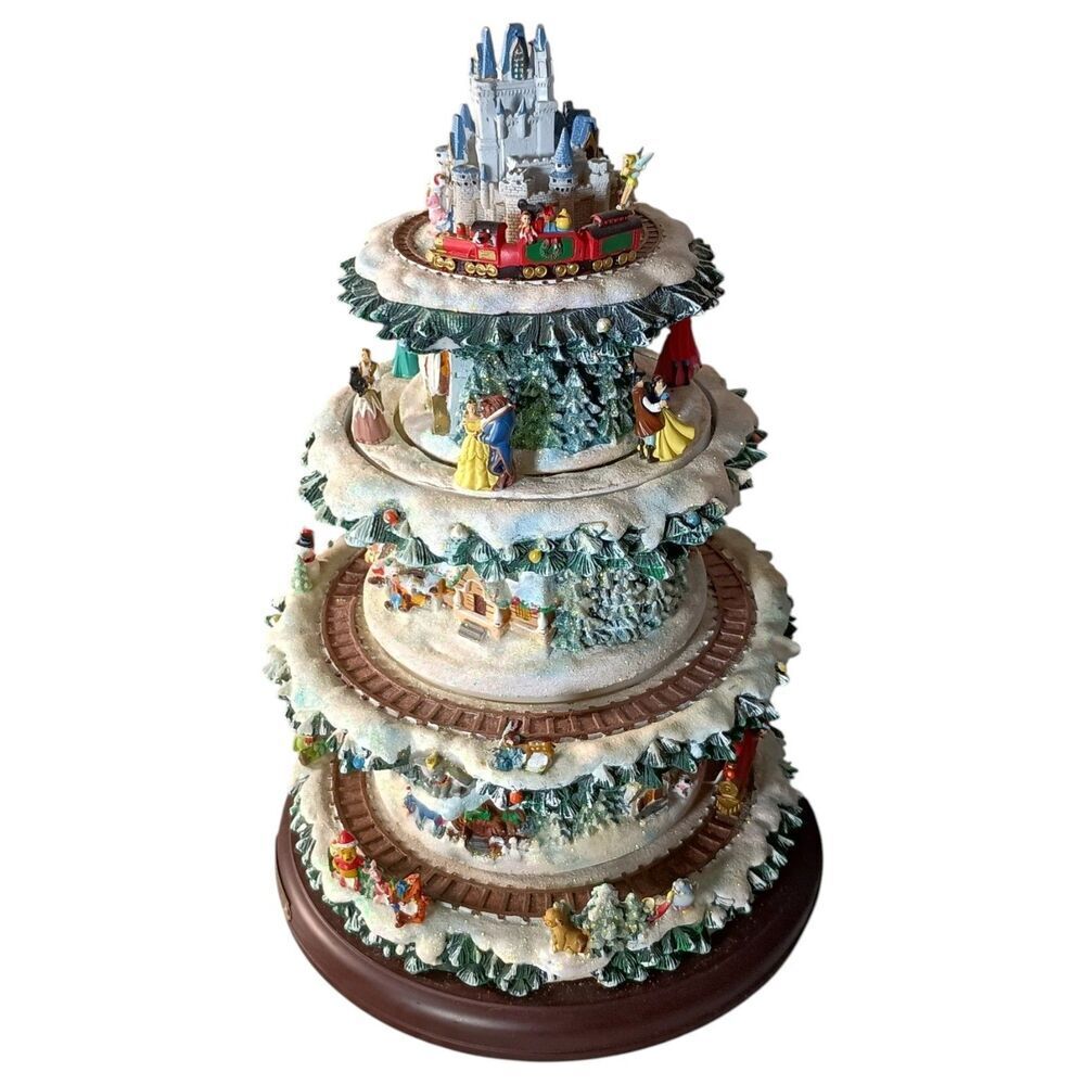 The Wonderful World Of Disney Animated Christmas Tree Hawthorne Village Musical - Picture 3 of 9